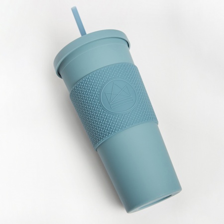 Neon Kactus Double Walled Straw Cup - 22oz
